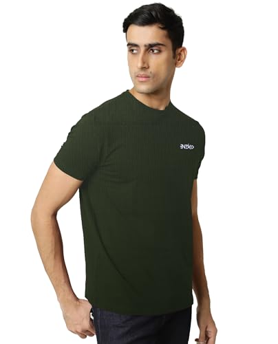 Image of Mens Printed Round Neck Half Sleeve /Long Sleeve 100% Cotton T-Shirt