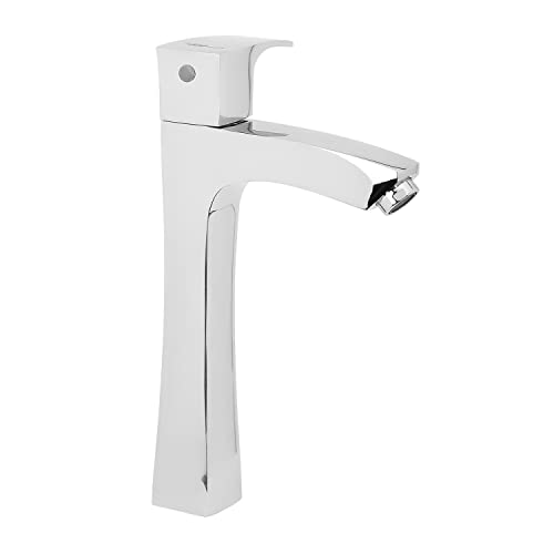 Image of Hindware Avior F520002CP Pillar Tap | Wash Basin Tap | Cold Only | Brass with Premium Chrome Finish