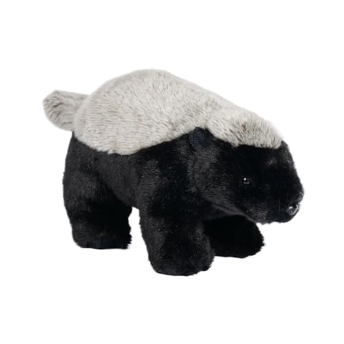 Peluche blaireau du miel réaliste de collection en coton premium pour passionnés de faune
