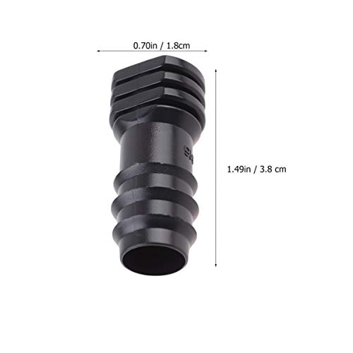 Yardwe 50PCS Plástico Bujão Do Tubo Tubulação Extremidade Do Tubo Tampa Cauda Plug Bloco de Fechamen