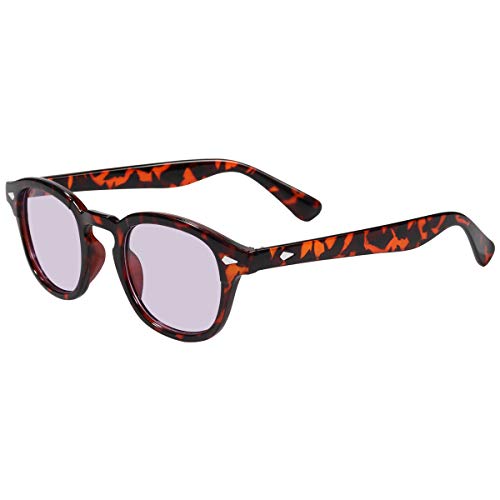 Image of Bestum Inspired Square Sunglasses With Rivets Tinted Lens UV400