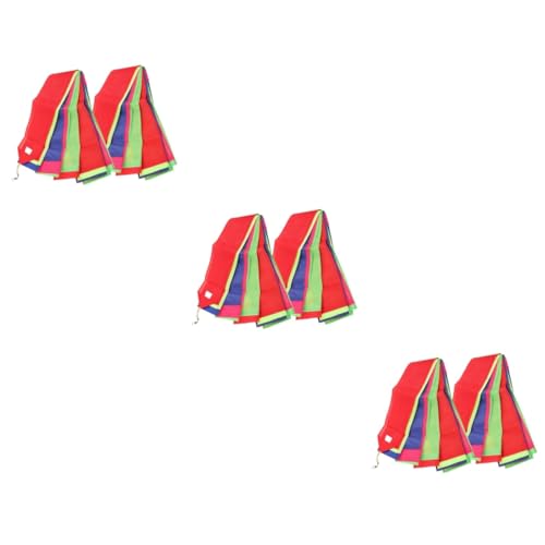 BESPORTBLE 3sets Kite Tube Tail Kit Kite Decorating Kit Tail Streamer Flying Decor 2pcs*3