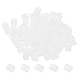 PATIKIL 3.2mm ID x 5mm AD x 5mm L Runde Abstandhalter Unterlegscheiben 100 Pack Nylon Standoff Dichtungen für M3 Hardware Schrauben Bolzen für 3D Drucker Elektrischer Ausgang Weiß