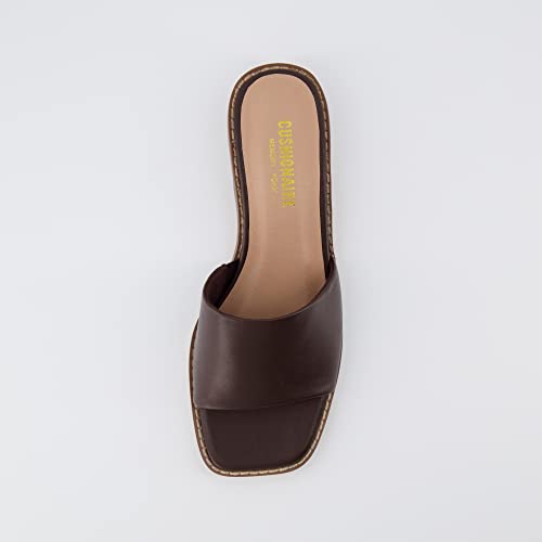 Cushionaire Women'S Sage Low Block Heel Slide Sandal +Memory Foam And Wide Widths Available thumb #5