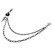 KESYOO Hip Hop Pants Chain for Men Women Durable Decorative Hanging Chain with Strong Lobster Clasps for Jeans Trousers and Skirts Fashion Accessory