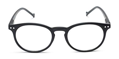 Round Reading Glasses in Black by Readers.com | The Arlo | +1.00