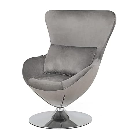 Mingone Sessel Ergonomisch Loungesessel Relaxsessel Modern Samt Stuhl Cover