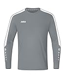 JAKO Kinder Torwart-Trikot Power (Langarm), Steingrau, 128