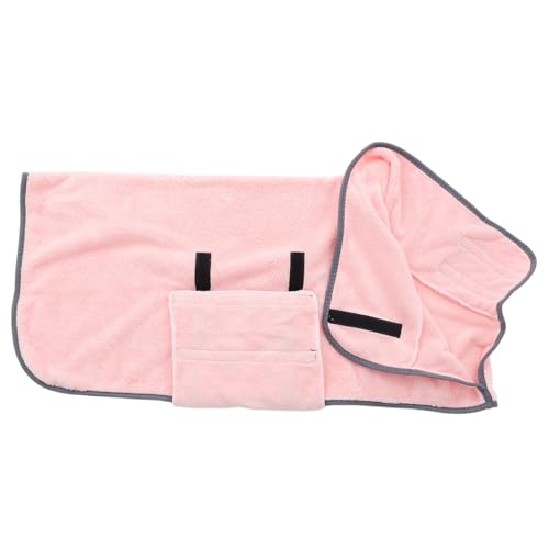 BCOATH ペットバスタオル 犬用タオル 犬用乾燥用 ミディアム 犬用バスロ