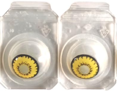 See full amazon price history chart for GOLDEN YELLOW MD SPARKLE MONTHLY CRAZY CONTACT LENS/HORROR LENS WITH CASE, LENS HOLDER AND 80ML SOLUTION (PACK OF 1 PAIR) GOLDEN YELLOW MD SPARKLE MONTHLY CRAZY CONTACT LENS/HORROR LENS WITH CASE, LENS HOLDER AND 80ML SOLUTION (PACK OF 1 PAIR) (B0C7QJ75WK) Amazon Price History, Amazon Price Tracker