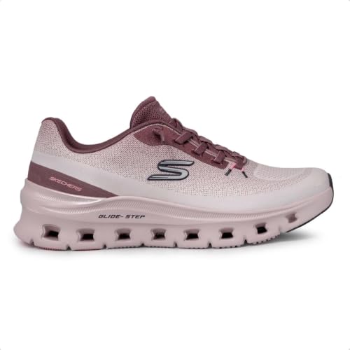 Skechers Damen Glide-Step Pro Soft Mirage Turnschuhe, Pink Mesh Trim, 41 EU – Ansicht 5