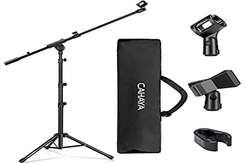 Pupitre de partitions pliable CAHAYA avec support microphone de sol réglable