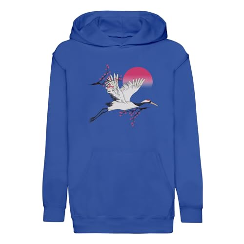 Sweat grue du Japon enfant motif sakura le cadeau idéal pour passionnés d'Asie