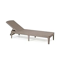 Keter Sdraio Prendi Sole da Esterno, Colore Cappuccino, 187.5 x 58 x 29 Centimetri