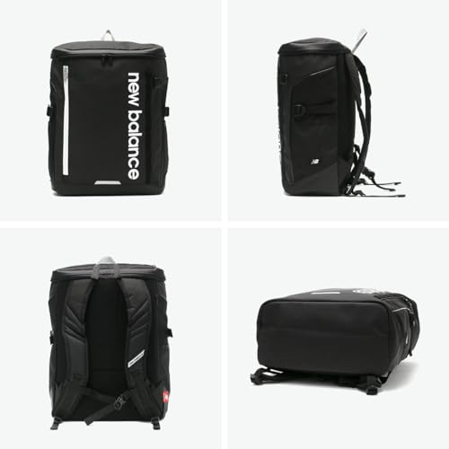 [ニューバランス] ボックスリュック LAB35717 ブラック/ホワイト