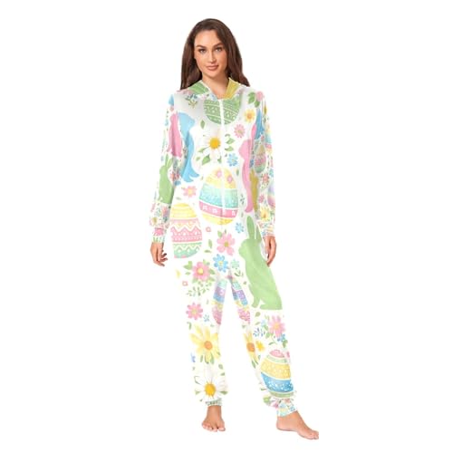 Pyjama en peluche lapin de Pâques pour lutter contre le froid nocturne avec douceur