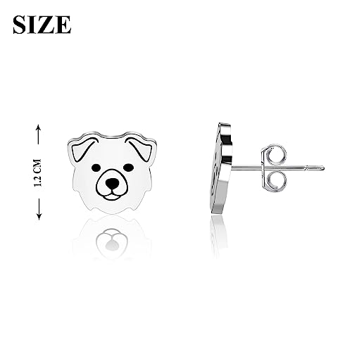 OKEYCH Australian Shepherd Lover Gift Australian Shepherd Stud Earrings Aussie Mama Jewelry Australian Shepherd Owner Gift2