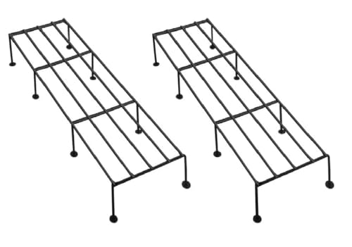 NH10 DESIGNS Anti Rust Metal Plant Stands for Home, Outdoor, Balcony Planter stand for living room - 24 inches | Pot stand for outdoor & Indoor plants |Set of 2 (Metal Iron) (NHSP) (B0D3VCQ9VG) Amazon Price History, Amazon Price Tracker