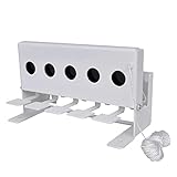 vidaXL Biathlon Anlage Schießstand 5 Löcher Kugelfang Luftgewehre Luftpistolen