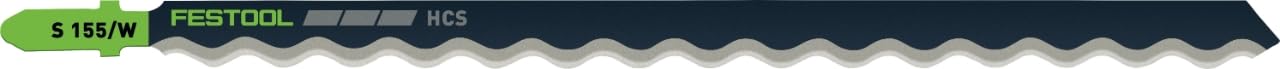 Festool 204345 Jigsaw Blade 3-Pieces, 155 mm Tooth Length