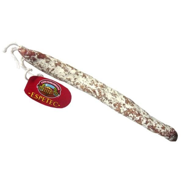 (PACK 4 UNIDADES) Espetec (Fuet) de categoria extra CASA TARRADELLAS (REFRIGERADO) (1 FUET)