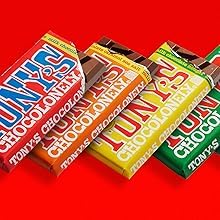 Tony's Chocolonely Milk Chocolate Bar, Creamy Hazelnut Crunch Flavour 180g, Perfect Combo (Product Of UK) Get Flavourito Kunafa Chocolate 20g Absolutely Free From DECADENT FOODS 4