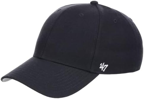 '47 Blank Classic MVP Cap, Adjustable Plain Structured Hat for Men and Women