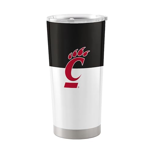 Image of Logo Brands 20 oz Powder Coat Tumbler- Insulated Tumbler with Lid for Water, Iced Tea or Coffee, Smoothie and More