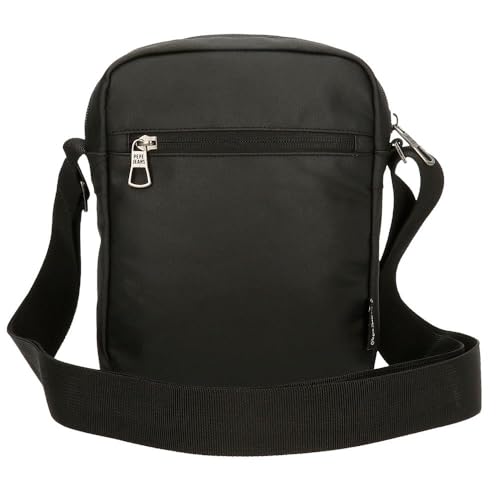 Pepe Jeans Dortmund Umhängetasche mittelgroß, grau, 17 x 22 x 7,5 cm, Baumwolle, Polyester und PU. 2,99 l von Joumma Bags, grau, Talla única, Mittelgroße Umhängetasche