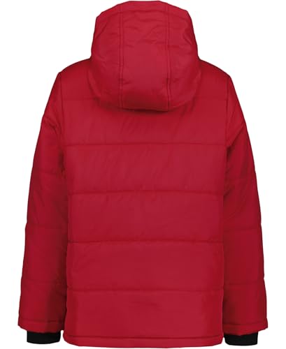 Tommy Hilfiger Boys' Heavyweight Hooded Puffer Jacket with Polar Fleece Lining3