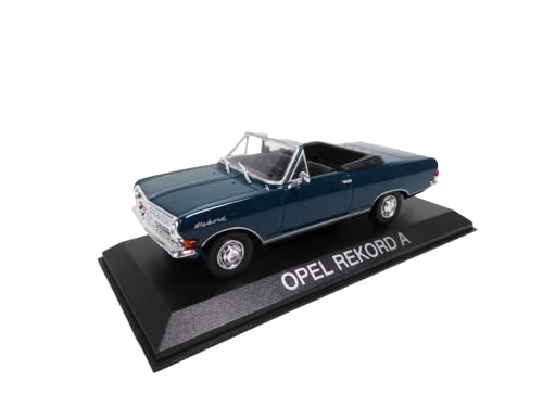 OPO 10 auto colección 1:43 Opel Rekord A Cabrio verde