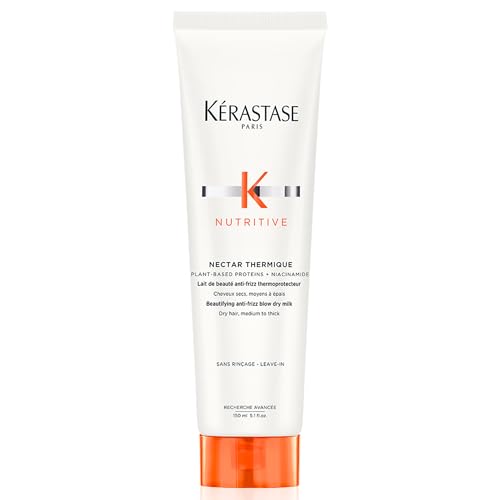 Kérastase Nutritive Nectar Thermique, Leave-In Protetor Térmico Anti Ressecamento com Proteínas Vegetais e Niacinamida para Cabelos Médios a Grossos,150ml