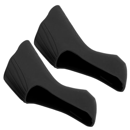 CHICIRIS Cubierta de Palanca de Freno de de Bicicleta Capucha de Palanca de Palanca de Silicona Flexible para R7000 R8000, Diseño Elegante, 1 par, para Ciclistas de Carretera, aprox. 53g (BLACK)
