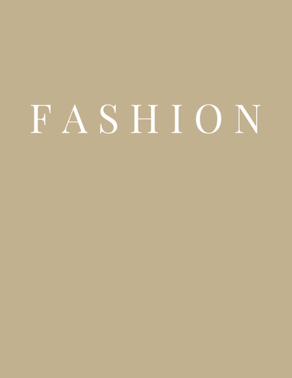 Fashion: Beige Decorative Coffee Table Book for Stacking and Home Decoration
