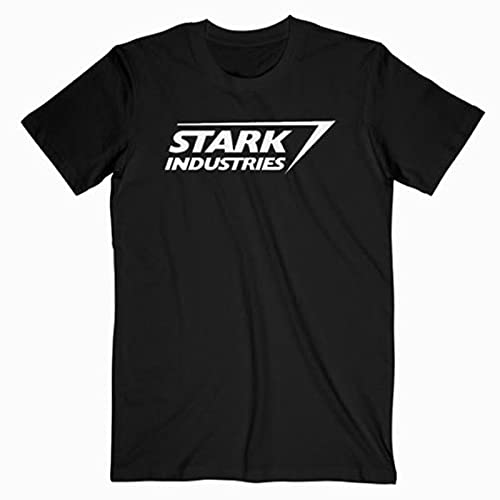Men's Regular Fit Marvel Iron Man Stark Industries Logo Graphic Printed T-Shirt-picture-33