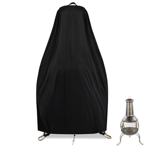 Flymer Small Chiminea Cover Waterproof 47/24 x 90 cm