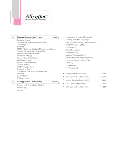 (Old Edition) All In One Information Technology CBSE Class 10th Based On Latest NCERT For CBSE Exams