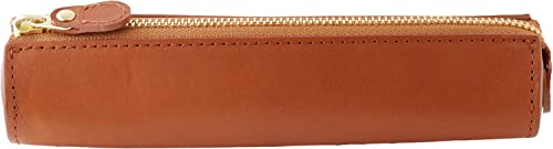 スリップオン バレルペンケース リスシオ イタリアンレザー 革 コニャック ILC-3802 スリップオン バレルペンケース リスシオ イタリアンレザー 革 コニャック ILC-3802