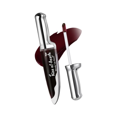 Waterproof Liquid Lipstick Deeply Bloody Lip Stain Crease Resistant Application Suitable For Bold Evening Styles Long Lasting Liquid Lipstick