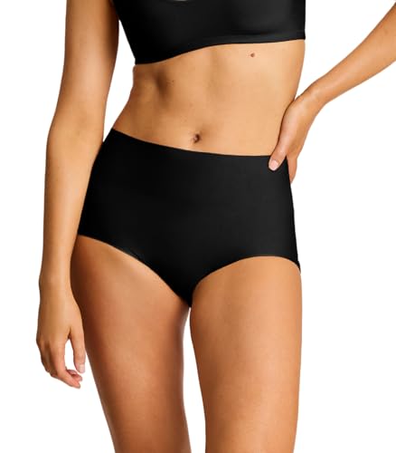 commando Butter High-Rise Bikini | High-Waist Seamless Panty in Exclusive Butter™ Fabric | Ultra-Soft, Invisible Comfort | Black, S