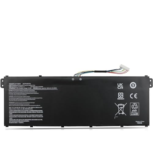Image of WeFly AP19B8M Laptop Battery Replacement for Acer Swift 3 SF314-59 SF314-59-78Z8 SF314-59-56K4 TravelMate TMP414-51-54HA P4 TMP414-51 Porsche Design Book RS AP714-51GT-75VS 11.61V 3Cell