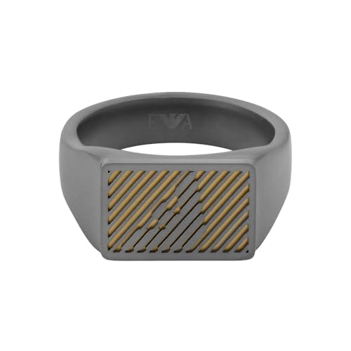 Bague Emporio Armani homme acier : la chevalière élégante pour affirmer votre style