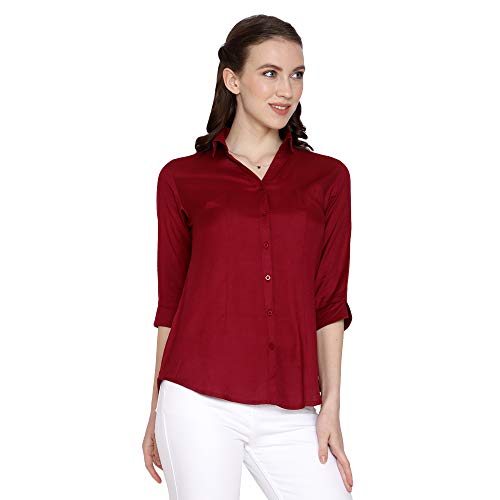 Image of Blue RoninWomen Stylish Western Official Formal Shirts for Women Regular fit Shirts for Women