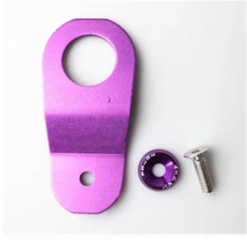 Radiadores motor Kit De Soporte De Radiador De Aluminio Estilo JDM Para Honda Fit Para Civic EK AP DC 96-00, Soporte De Refrigeración Para Radiador De Coche RS-HR004 Cooler Kit(PURPLE)