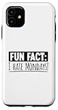 Photo Gallery custodia per iphone 11 fun fact i hate mondays odio il lunedì Photo Gallery custodia per iphone 11 fun fact i hate mondays odio il lunedì