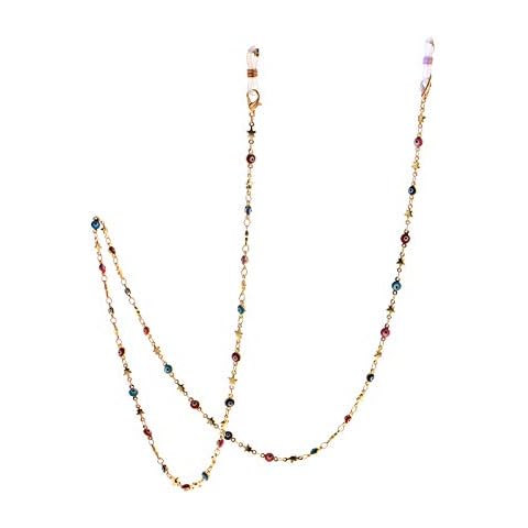 Colorful Evil Eyes Face Mask Holder Chain Cover