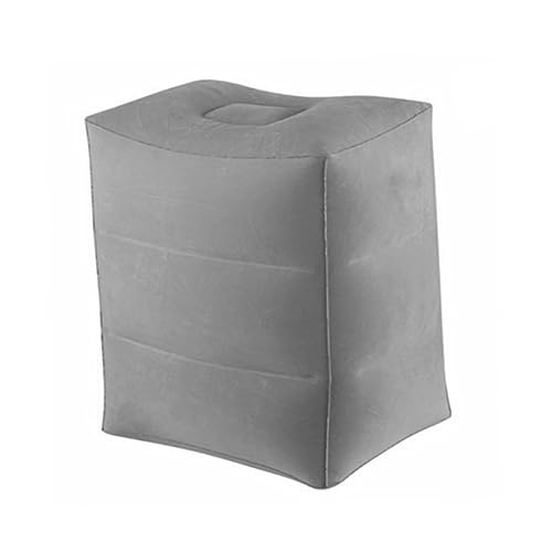 POPETPOP 1 Set Inflatable Foot Rest Pillow for Travel Leg Support for Airplane Train and Car Comfortable and Wear Resistant Travel Essential for Relaxation