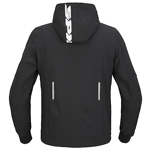 Spidi Armor Light Motorcycle Hoodie, Black, Size L For Men - 2