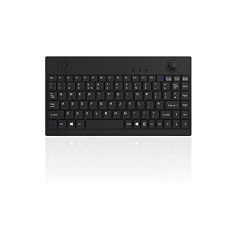 Accuratus 5015 Mini Wired Keyboard with Trackball Cover