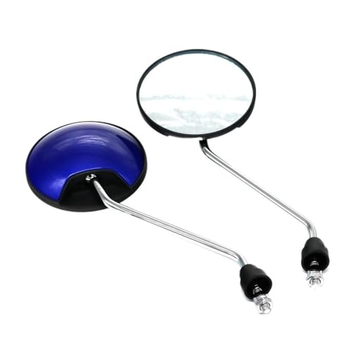Rétroviseurs moto ronds universels 8mm avec filetage robuste réglable